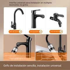 🔥【Compra 1 y recibe 1 gratis】💧✨ Filtro de agua para grifo | Purificación profunda, elimina sedimentos y olores, instalación rápida compatible con el 99% de grifos 🚰