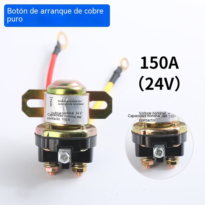 ⚡🚚 Relé de arranque 12V/24V para coche y vehículos agrícolas – Más potencia al arrancar, instalación rápida 🔧