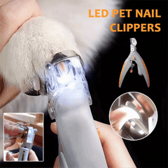 🎁【Compra 1 y llévate 1 gratis】🐱🐶 Cortaúñas para mascotas con luz LED para gatos y perros
