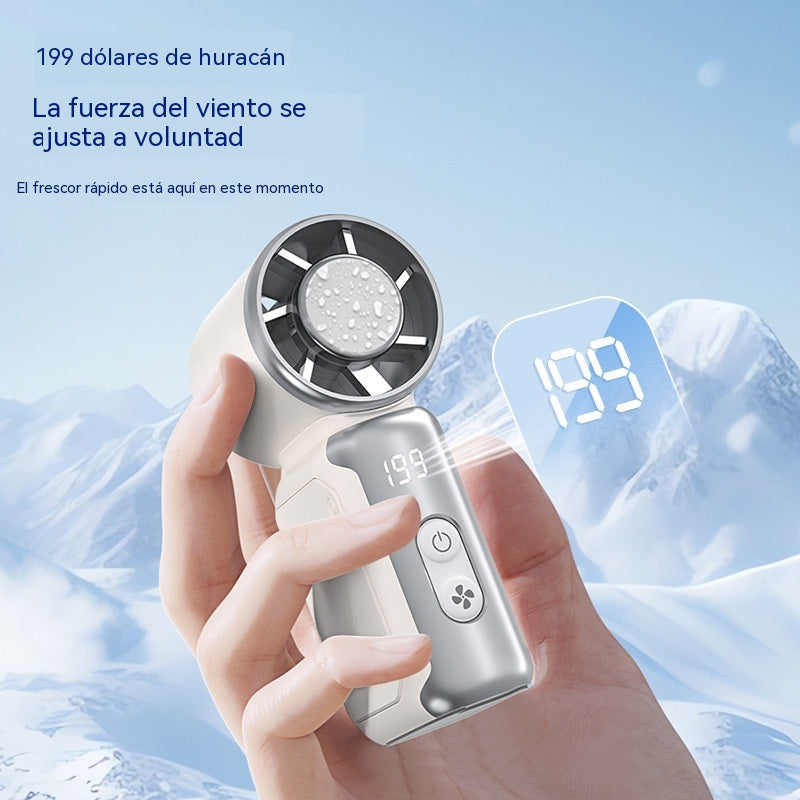 ❄️🌬️Ventilador pequeño portátil de alta velocidad y larga duración.