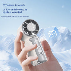 ❄️🌬️Ventilador pequeño portátil de alta velocidad y larga duración.