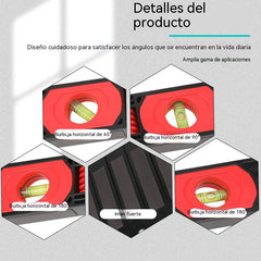 🔧Nivel plegable multifuncional portátil y nivel multiángulo