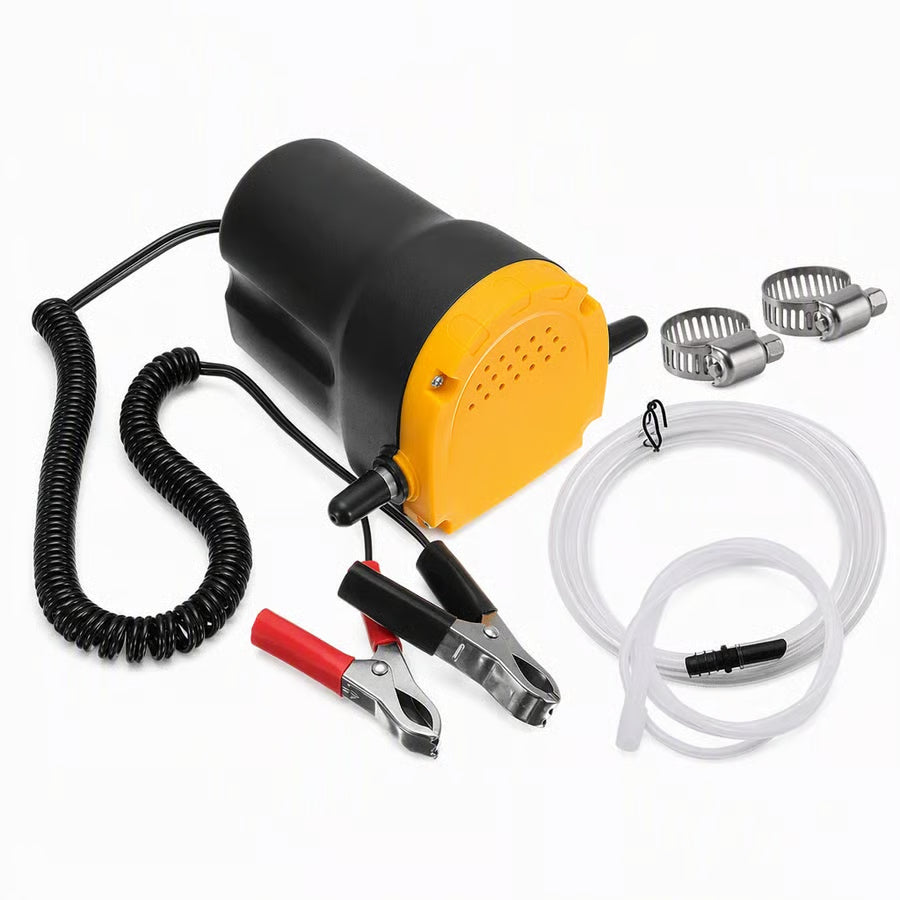 ⏰Bomba de transferencia eléctrica portátil autocebante de 12 V/24 V: microextractor de aceite y diésel para automóviles