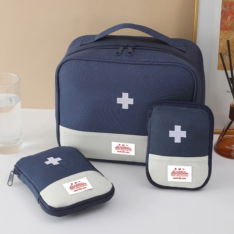 【Juego de tres piezas】💊🩹Bolso médico de viaje plegable y portátil, bolsa de almacenamiento de medicamentos de gran capacidad.
