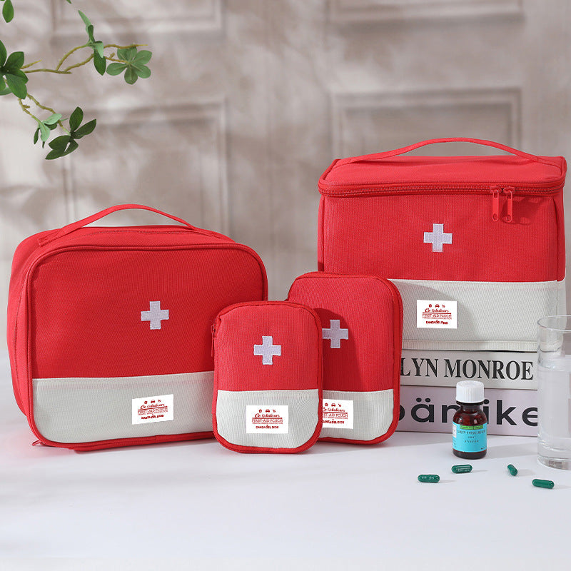 【Juego de tres piezas】💊🩹Bolso médico de viaje plegable y portátil, bolsa de almacenamiento de medicamentos de gran capacidad.