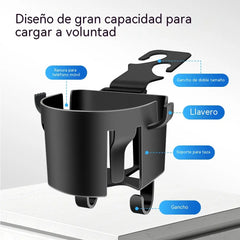 📢📢¡50% de descuento! 【2 piezas】⏰Portavasos con gancho para el reposacabezas del asiento del coche