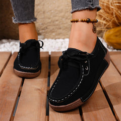 🔥【Especiales de otoño】Zapatos casuales con cordones de felpa de la colección Otoño 2025