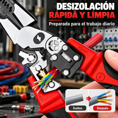 🔧 Pinza Pelacables Digital Multifunción | Alicate Electricista con Pantalla y Punta de Medición ⚡