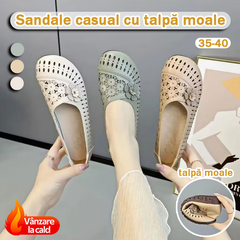 👡【35-40】Zapatos de mujer, zapatos de piel de vacuno suaves y antideslizantes