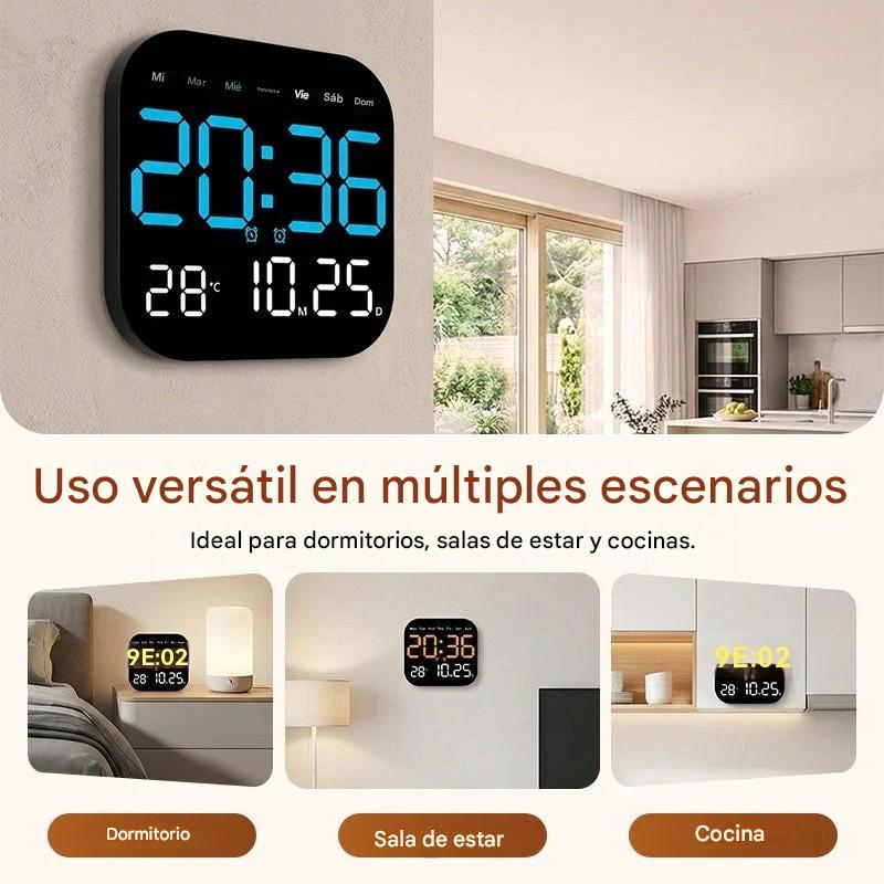 🕰️ ¡Más de 50.000 unidades vendidas! 🛏️ ¡40% de descuento por tiempo limitado! Reloj digital para el hogar y la oficina: ¡despierte suavemente y olvídese de las alarmas molestas!
