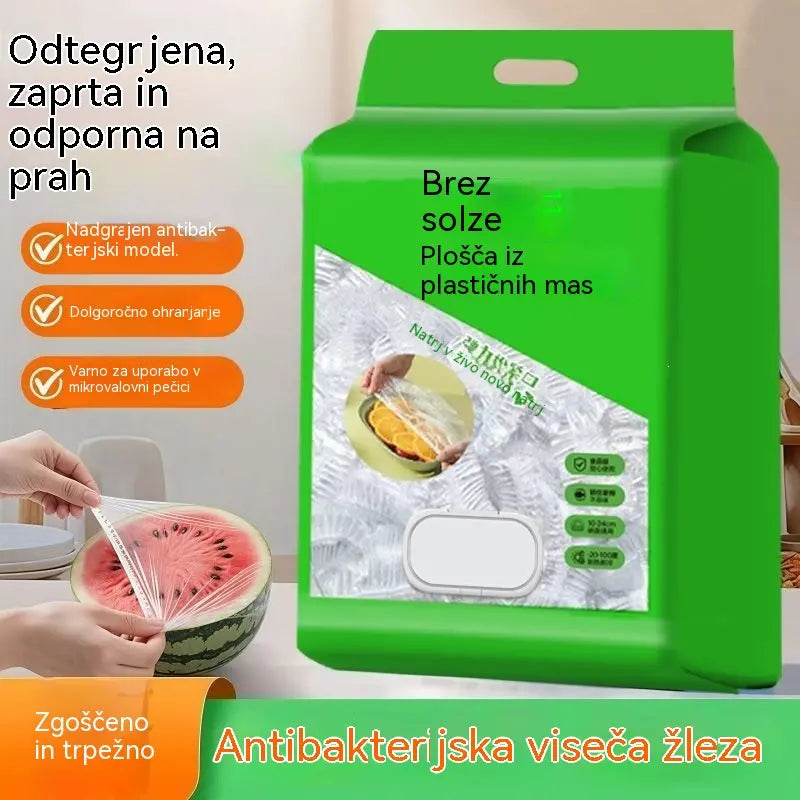 🥗✨ 450 pokrovčkov za enkratno uporabo | Fleksibilni pokrovčki za krožnike, sklede in posode