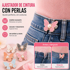🔥10 piezas🌸🦋 Hebilla de cinturón ajustable desmontable con forma de mariposa, perfecta para combinar con jeans, faldas y vestidos ✨👗💃
