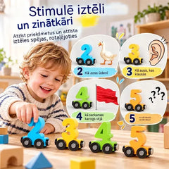 🔥Pērc 1, saņem 1 bez maksas🔥🚂 Magnētisks ciparu vilcieniņš bērniem | Izglītojoša konstruēšanas rotaļlieta mācībām rotaļājoties