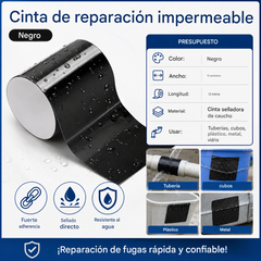 2 unidades por 26 euros 🏠 Cinta de reparación resistente e impermeable para tuberías, cubos y plástico.