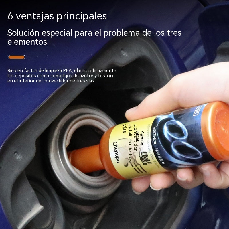 【4 botellas】🚗Limpiador de convertidor catalítico para automóviles, limpiador de combustible para motor🧼