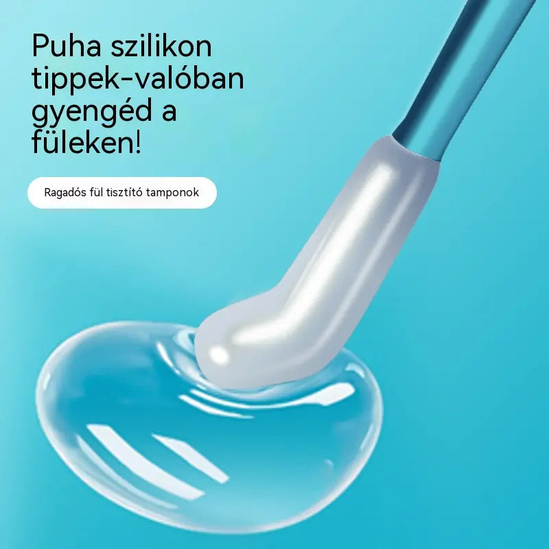 【Nagy hatékonyságú fülzsír eltávolítás】Új, speciálisan tervezett fülzsír tisztító pálcika