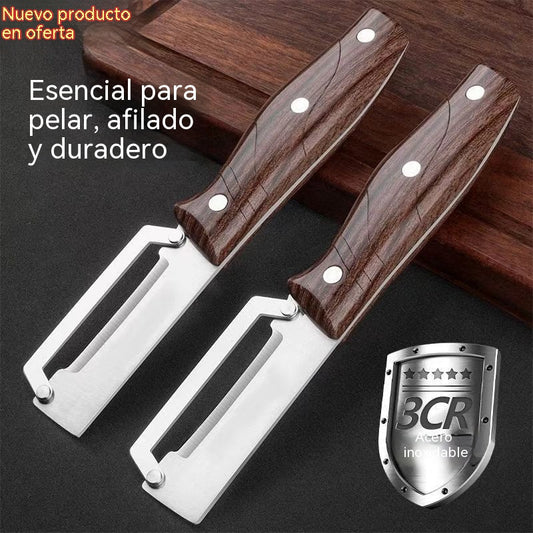 ⏰Oferta por tiempo limitado: 55% de descuento🎉【Compra uno y llévate otro gratis】✨Pelador multifuncional de acero inoxidable para el hogar