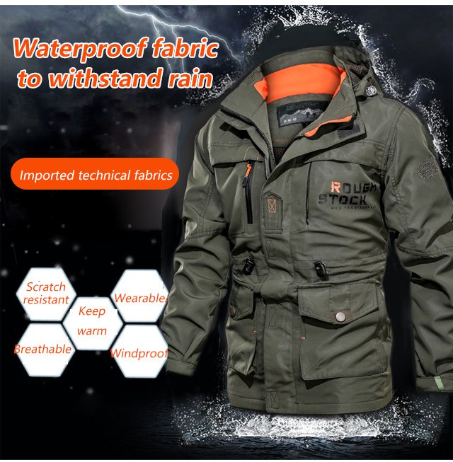 🔥✨【Nuevos estilos de otoño】【M-5XL】Chaqueta impermeable y cortavientos para hombre, otoño 2025