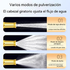 🚿[Juego de 2 piezas]💧 Pistola de agua a alta presión: lavado de autos, jardín, 10 veces más presión, multimodo ⚡