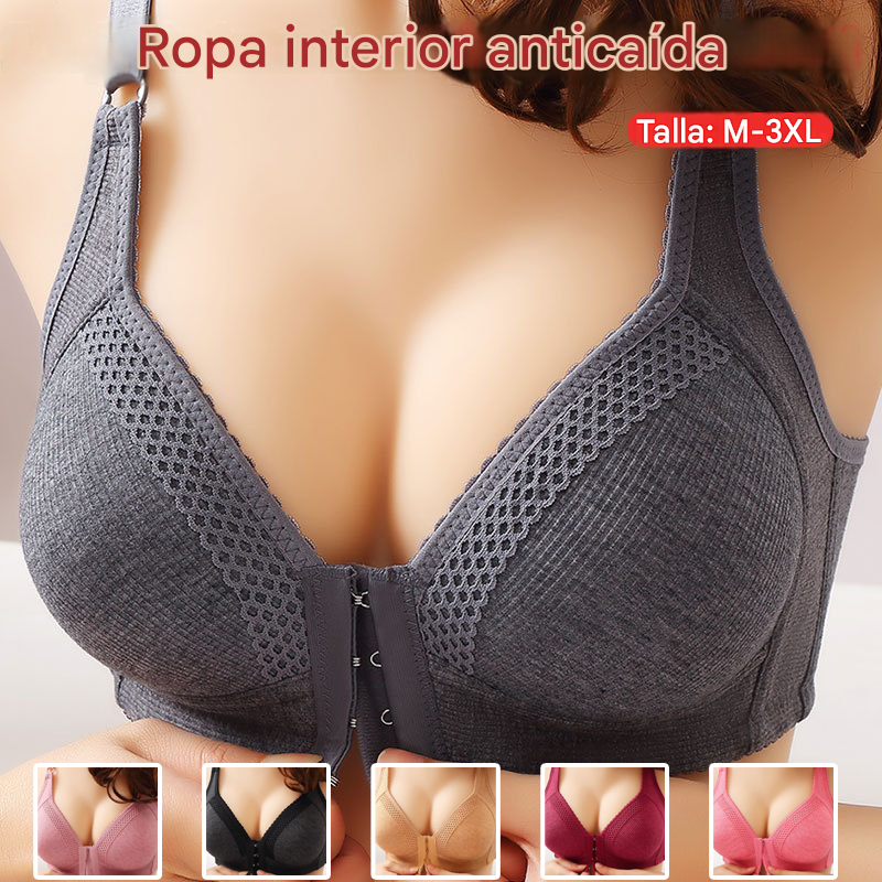 💥【Paquete de 3】Sujetador push-up de alta calidad, sin costuras, moderno y sexy, previene la flacidez