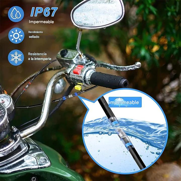 🔥🔥【100 piezas】Manguito de sellado de reparación de rotura de cable multifuncional, kit de conector de soldadura termorretráctil de conector de cable
