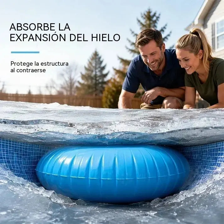 📢📢1 juego 31 euro⏰Cojín de aire para invernaje de piscinas redondas inflables: alivia la presión del hielo y protege la piscina en invierno 🏊