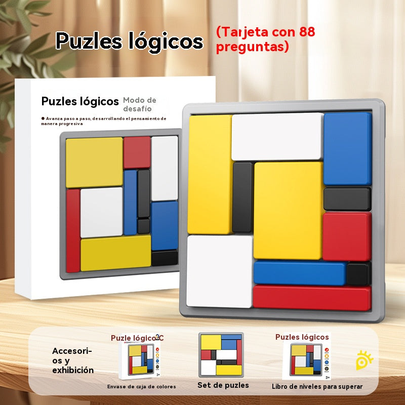 (2 conjuntos por 25 euros)🧠🧩 Rompecabezas de lógica para ejercitar la mente: 88 desafíos intelectuales