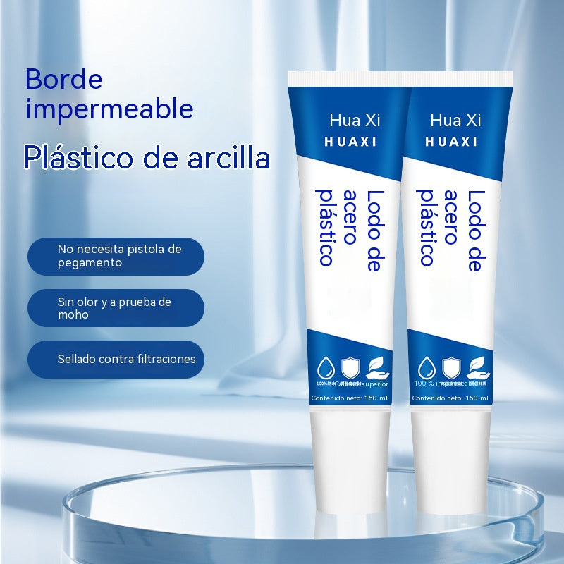 ✨【Compra uno y llévate otro gratis】Sellador cerámico blanco, impermeable y resistente al moho, utilizado para sellar los bordes de fregaderos de cocina, baño e inodoro.