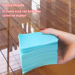 【150pcs】🧹 Toallitas limpiadoras para suelos – Limpieza profunda | Antideslizantes | Brillantes y antimanchas