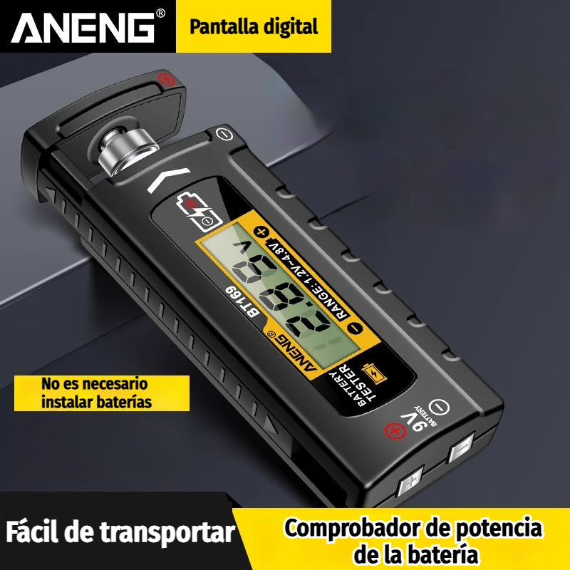 ⚡⚡Detector de energía de la batería, pantalla digital de prueba de capacidad