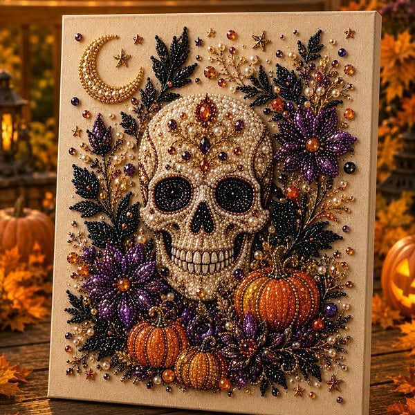 👻✨ Kit de manualidades de arte con perlas para Halloween: transforma pequeñas perlas en magia espeluznante y adorable.