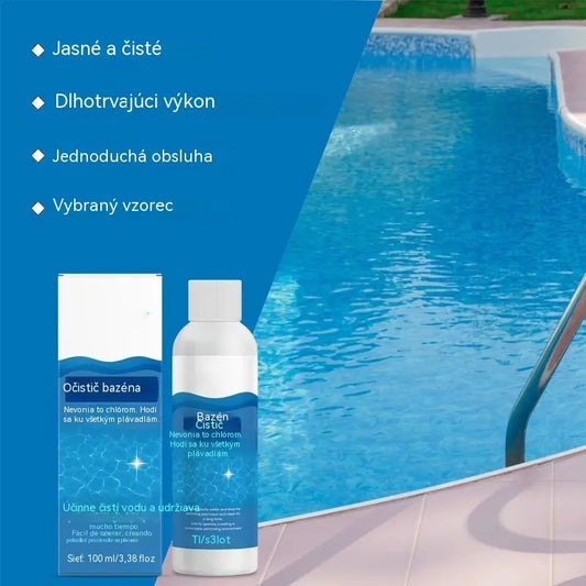 ⏰💦Kúp 1 a získaj 1 zdarma🏊‍♂️ Čistič bazénovej vody – Krištáľovo čistá voda za pár hodín bez námahy ✨