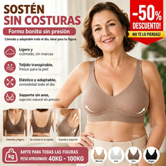 😍【Paquete de 4 piezas】Sujetador inalámbrico de una pieza para mujer❤️【40-100 kg】