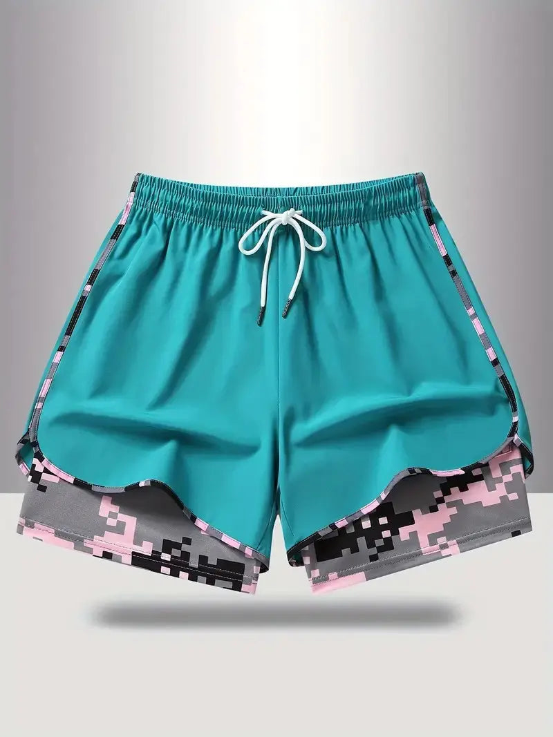 📢!⏰Pantalones cortos deportivos casuales para mujer con forro incorporado