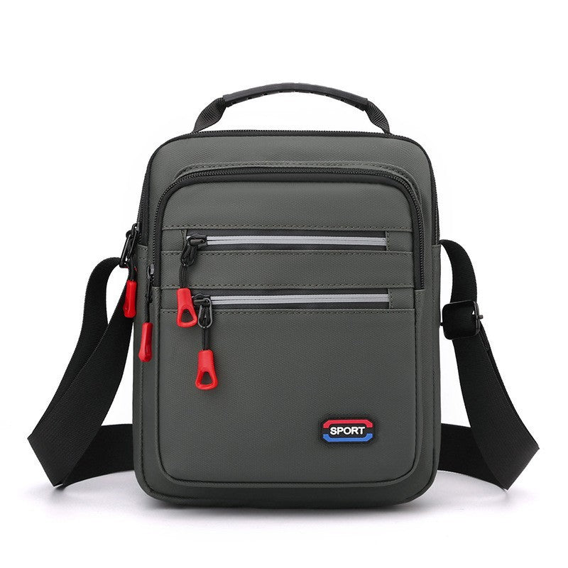 Nuevo bolso bandolera para hombre, de gran capacidad, impermeable y duradero.