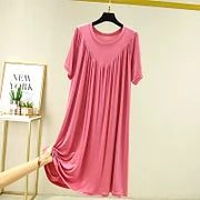 ⚡🔥ÚLTIMO DÍA 51% DE DESCUENTO 🔥Vestido de pijama de manga corta suave y cómodo