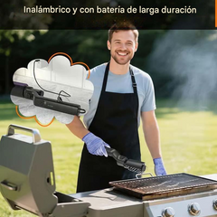 📢📢Limpiador eléctrico para barbacoas: ¡elimina rápidamente la grasa y la suciedad!