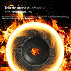 ⚙️🧰【5 piezas por 25 euros】Disco abrasivo de láminas, adecuado para piezas de metal, madera, cobre y aluminio.