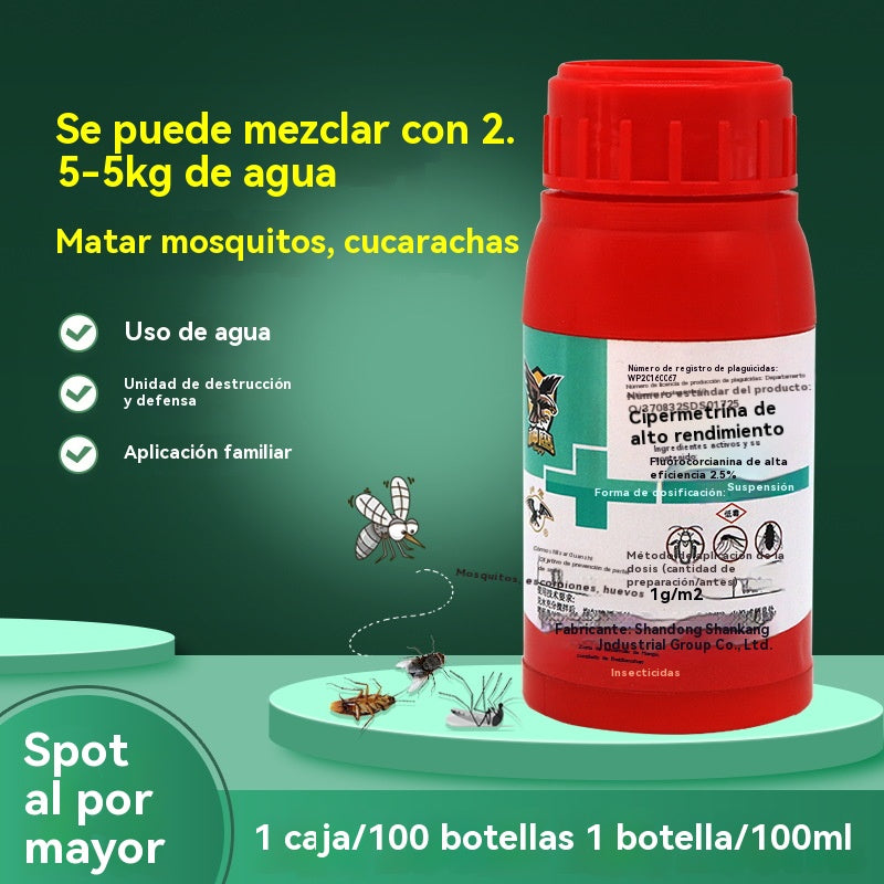 💥👍🔥【 2 botellas 26 euros】Insecticida, mata moscas biológico, mata cucarachas, mata mosquitos, rociador para áreas grandes