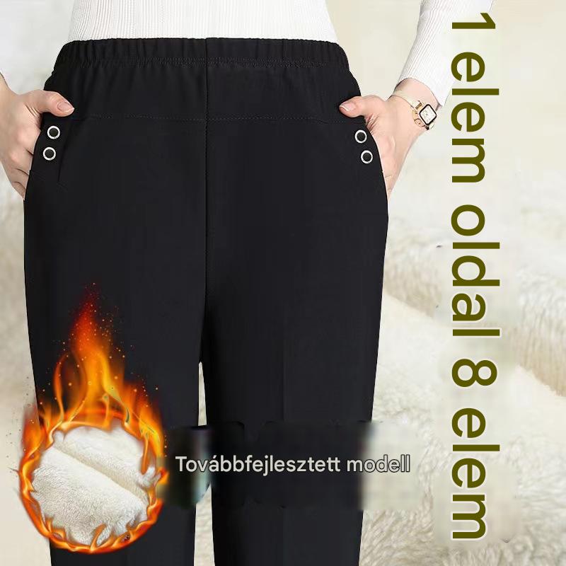 🏆🔥【45-90 kg】Nuevos pantalones rectos de talle alto para mujer, la elección perfecta para otoño e invierno