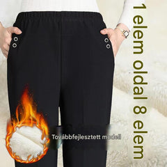 🏆🔥【45-90 kg】Nuevos pantalones rectos de talle alto para mujer, la elección perfecta para otoño e invierno