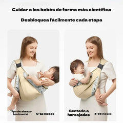 🎉 ¡Ventas superiores a 50.000 unidades! 👶 Portabebés transpirable 4 en 1: permite llevar al bebé delante o en la espalda, mirando hacia dentro o hacia fuera, cómodo para bebés de 0 a 36 meses. 💞✨