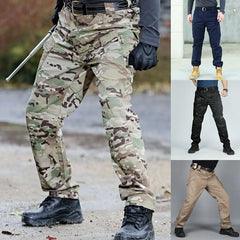 🔥 [S-6XL] pantalones de trabajo para hombres pantalones militares ❤️ (40-105kg)