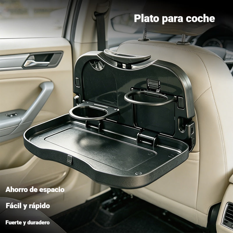 🚗Mesa de comedor pequeña para coche, mesa plegable con función de almacenamiento.