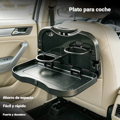 🚗Mesa de comedor pequeña para coche, mesa plegable con función de almacenamiento.
