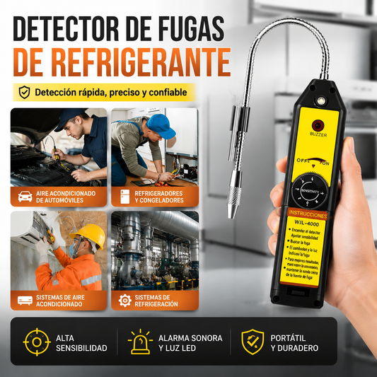 🧰50% OFF🧰Detector de fugas de halógeno de aire acondicionado para coche multifuncional