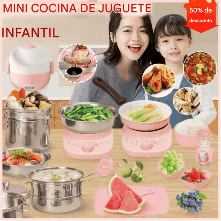 🎁🍳【El mejor regalo para niños】 Mini juguetes de cocina para niños