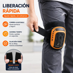 🛡️ ¡50% DE DESCUENTO POR TIEMPO LIMITADO! ✨Rodillera cómoda y resistente: almohadilla protectora resistente a la abrasión y a los impactos contra abrasiones en las rodillas.