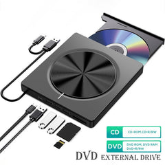 📢📢¡50% de descuento! 💿💻 Lector de CD/DVD Externo – Plug & Play, Portátil y Compatible con Mac/Windows