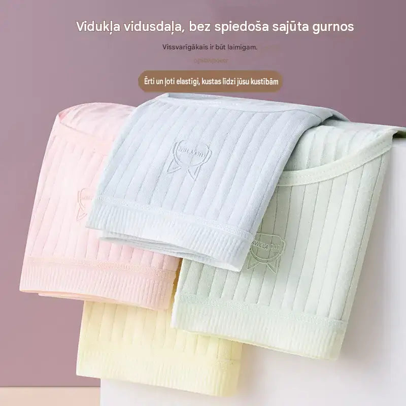 【7 gabali par 26 eiro】Jaunas, augstākās kvalitātes kokvilnas biksītes ar augstu jostasvietu — ūdensnecaurlaidīgas un antibakteriālas (2026. gada kolekcija) — 【Svaram no 35 līdz 100 kg】